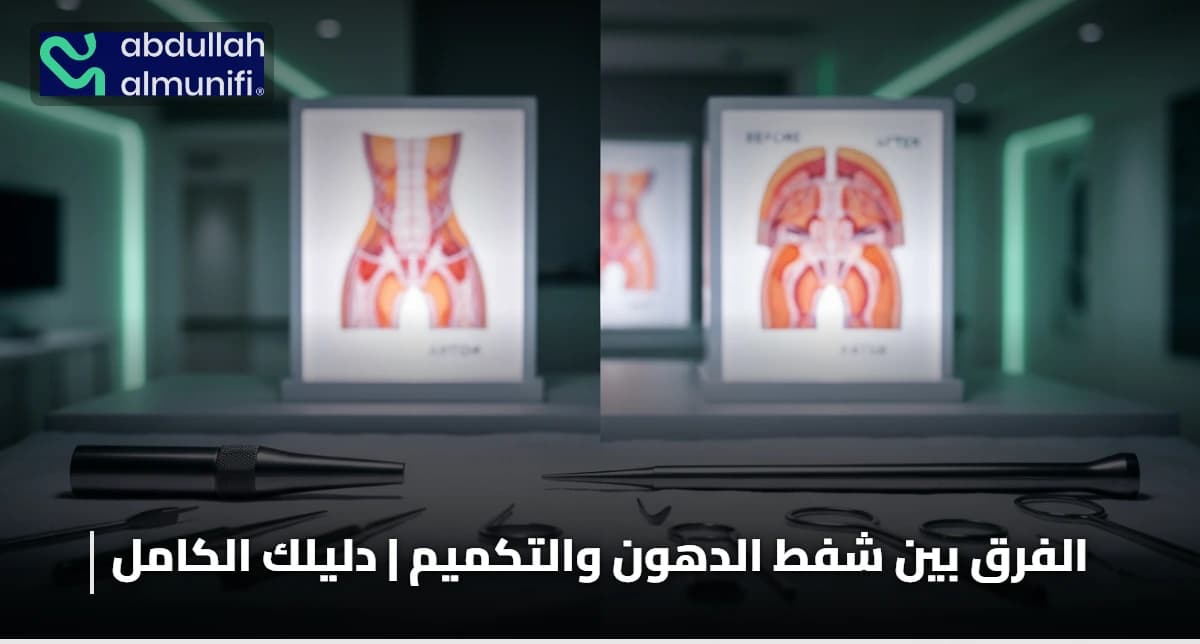 الفرق بين شفط الدهون والتكميم